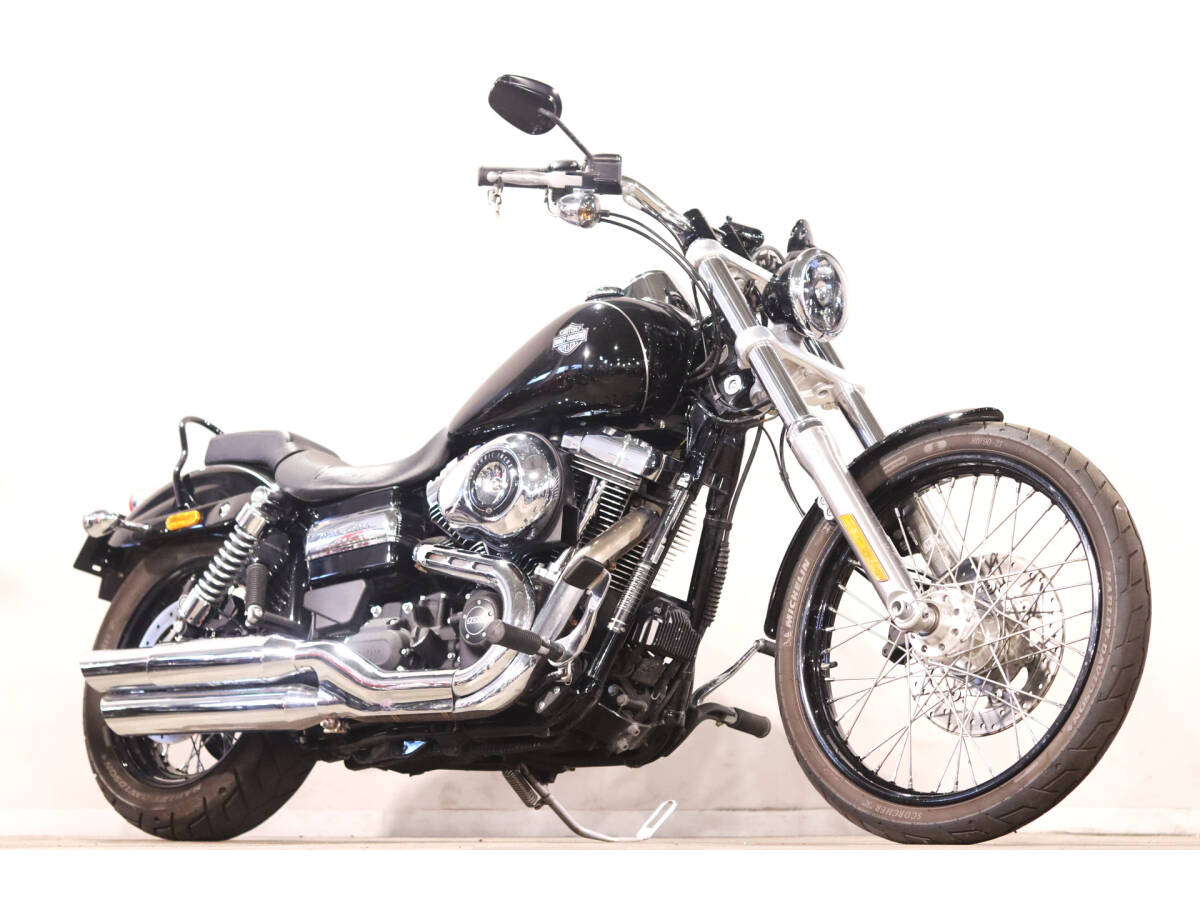 ハーレー FXDWG ダイナワイドグライド 2017y TC103 1689cc TC最終型 低走行ノーマル 希少車 19351km ABS ビビッドブラック拍卖