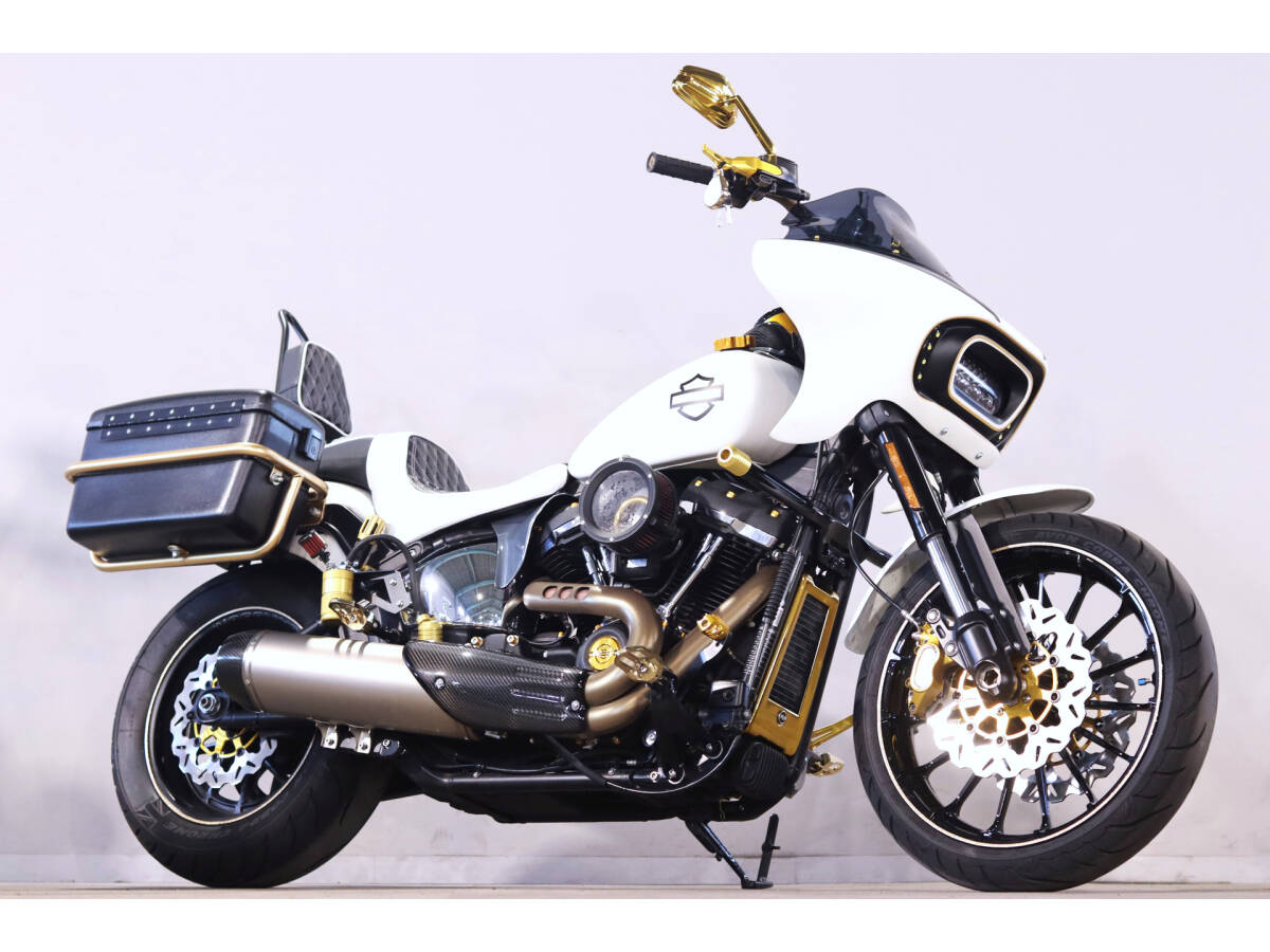 ハーレーFXFBS 2018y 20040km SEマフラー OHLINSリアサス Paul Yaffeフェアリング 19インチタービンホイール HPIインマニ VPクラッチ拍卖