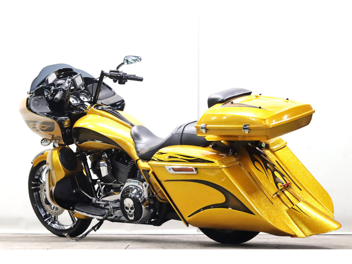 ハーレー FLTRXSロードG 2016y TC103 1690cc バガースタイル 萬羽バックギア PM21インチホイール PYTHONフルエキマフラー拍卖