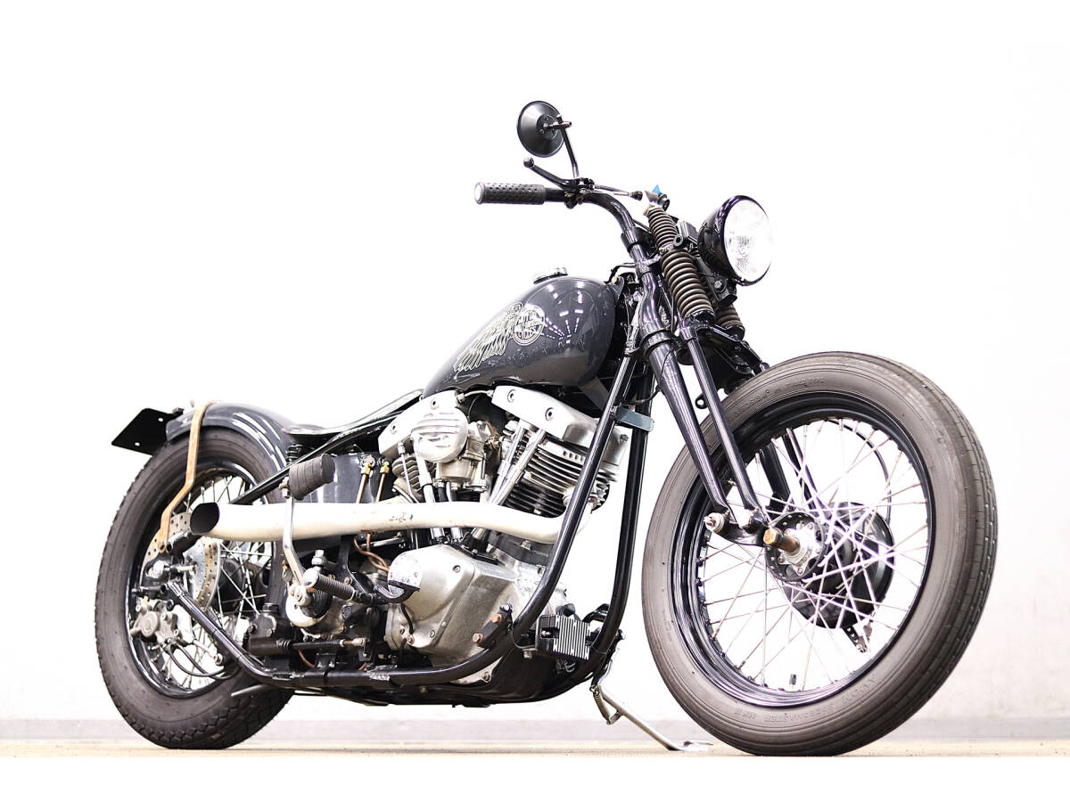 ハーレー FXE スーパーグライド 1978y ショベルヘッド 1200cc 74スプリンガー 公認リジットフレーム オープンプライマリー拍卖