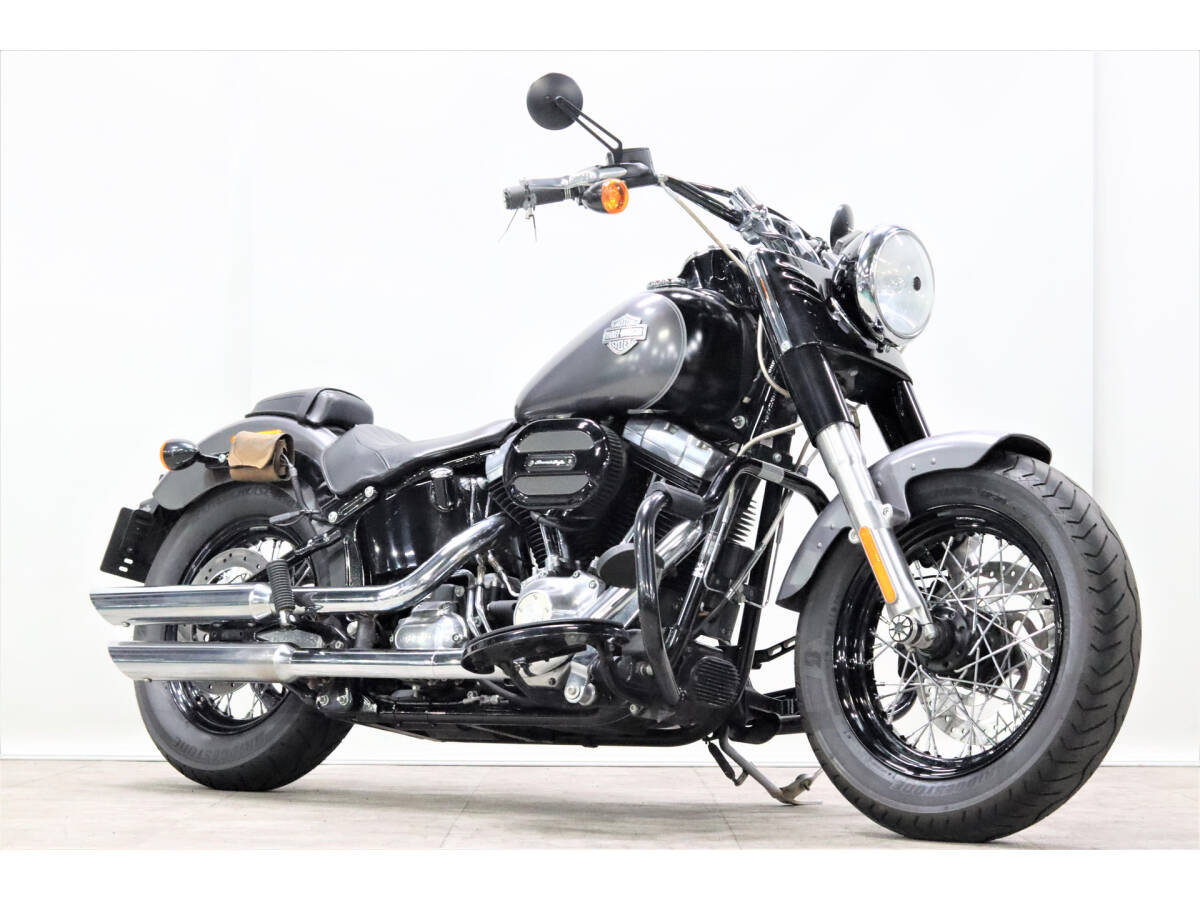 ハーレー FLS ソフテイル スリム 2016y スクリーミンイーグル エアクリーナー エンジンガード スラッシュカットマフラー ETC拍卖