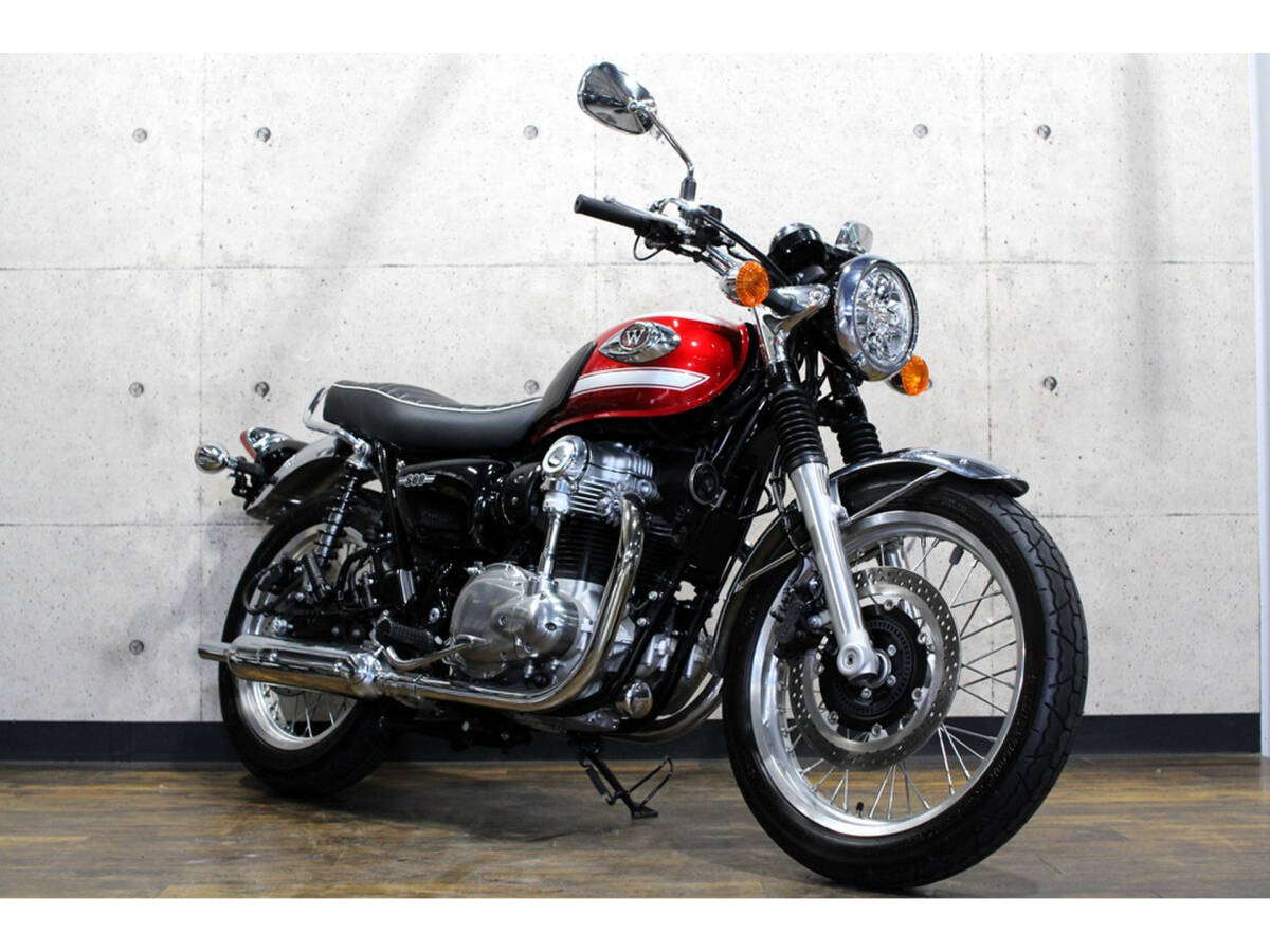 カワサキ W800 2022モデル 距離:3,214km ETC・ABS・グリップヒーター・前後ドラレコ 【WEBローン可】ロナジャパン拍卖