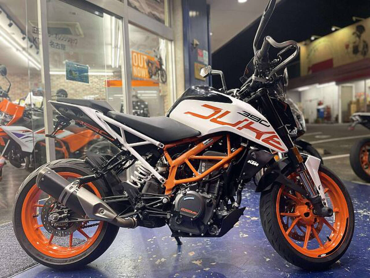 【KTM名古屋】KTM 390 DUKE アクラポヴィッチスリップオンマフラー、フェンダーレス仕様、GETAアルミガード装備!当店ワンオーナー車!拍卖
