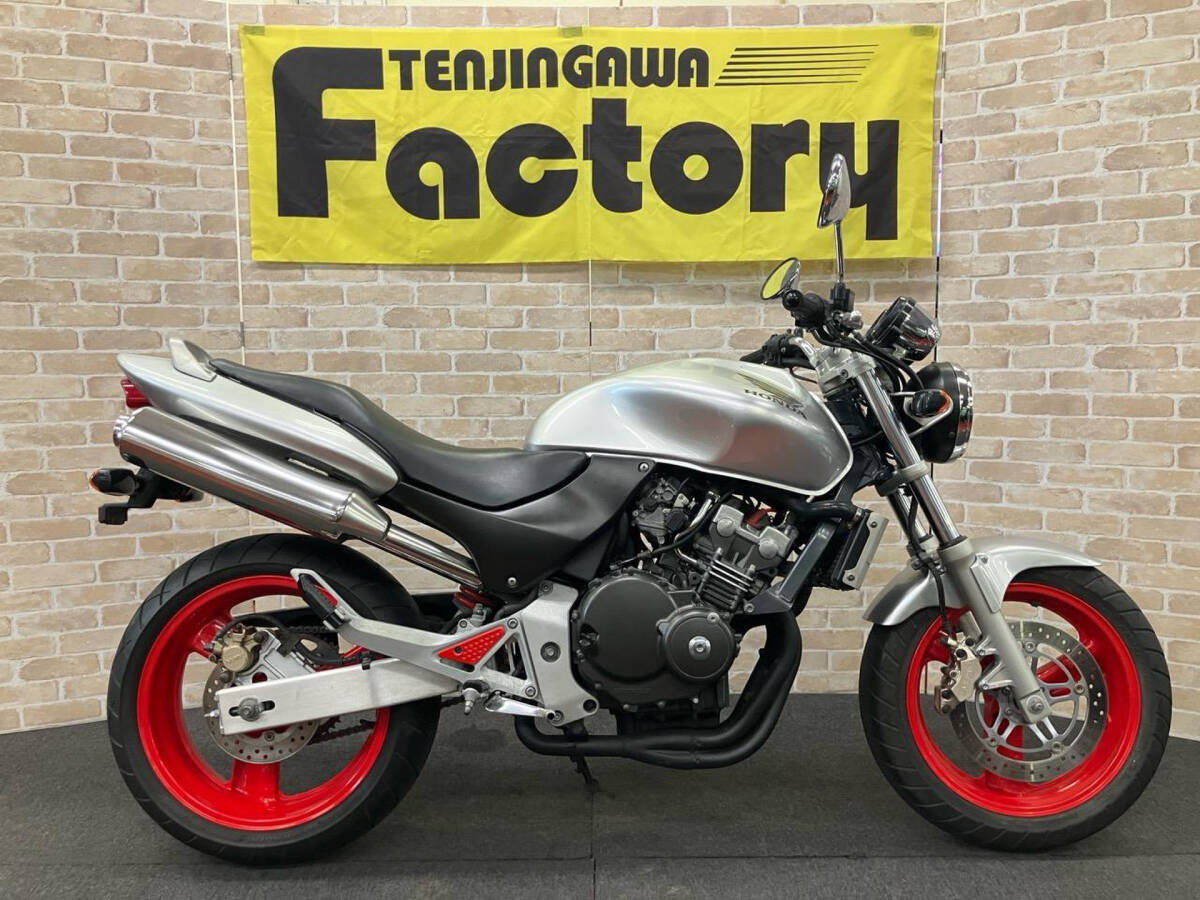 ホーネット250 赤ホイール 中期型ガソリンメーター装備 全国通販可能・陸送手配 ローン最長120回拍卖