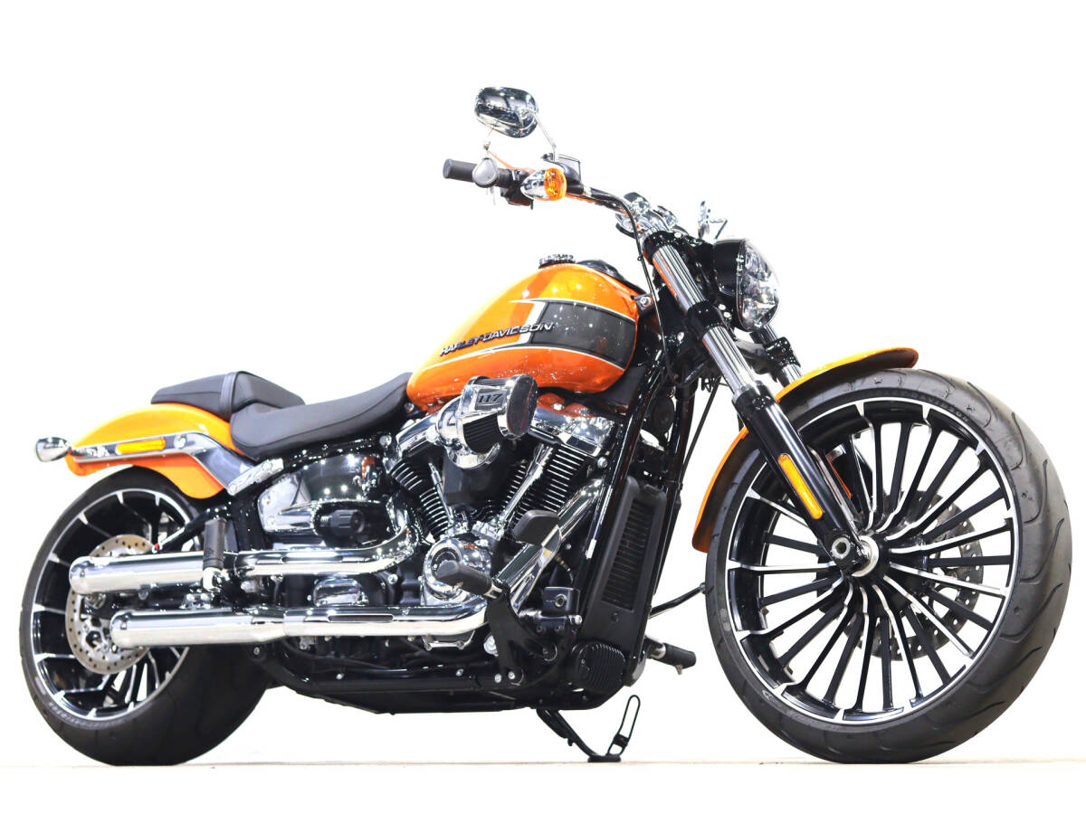 ハーレー FXBR ソフテイルブレイクアウト117 2023y MW8 1923cc 1627km COBRAマフラー クルーズコントロール ABS ETC拍卖