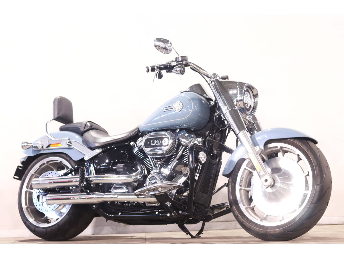 ハーレー FLFBS 2024y 1868cc 6684km 低走行 VANCEマフラー HD純正OPシーシーバー エンジンガード ヒーテッドグリップ ETC 検9/8拍卖