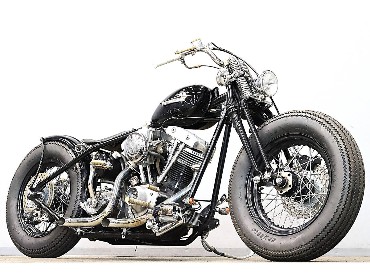 ハーレー SHOVELHEAD リジットフレーム 1982y 1340cc 74スプリンガー オープンプライマリー ノンロッカークラッチ ジョッキー SUキャブ拍卖