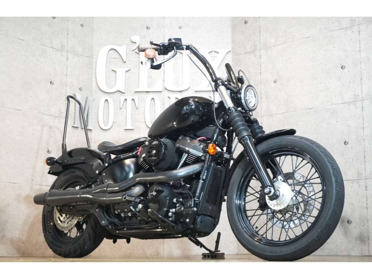 ハーレーFXBB ソフテイルストリートボブ Fiチューン カスタムペイント 2in1マフラー スクリーミンエアクリ スプリングシー拍卖