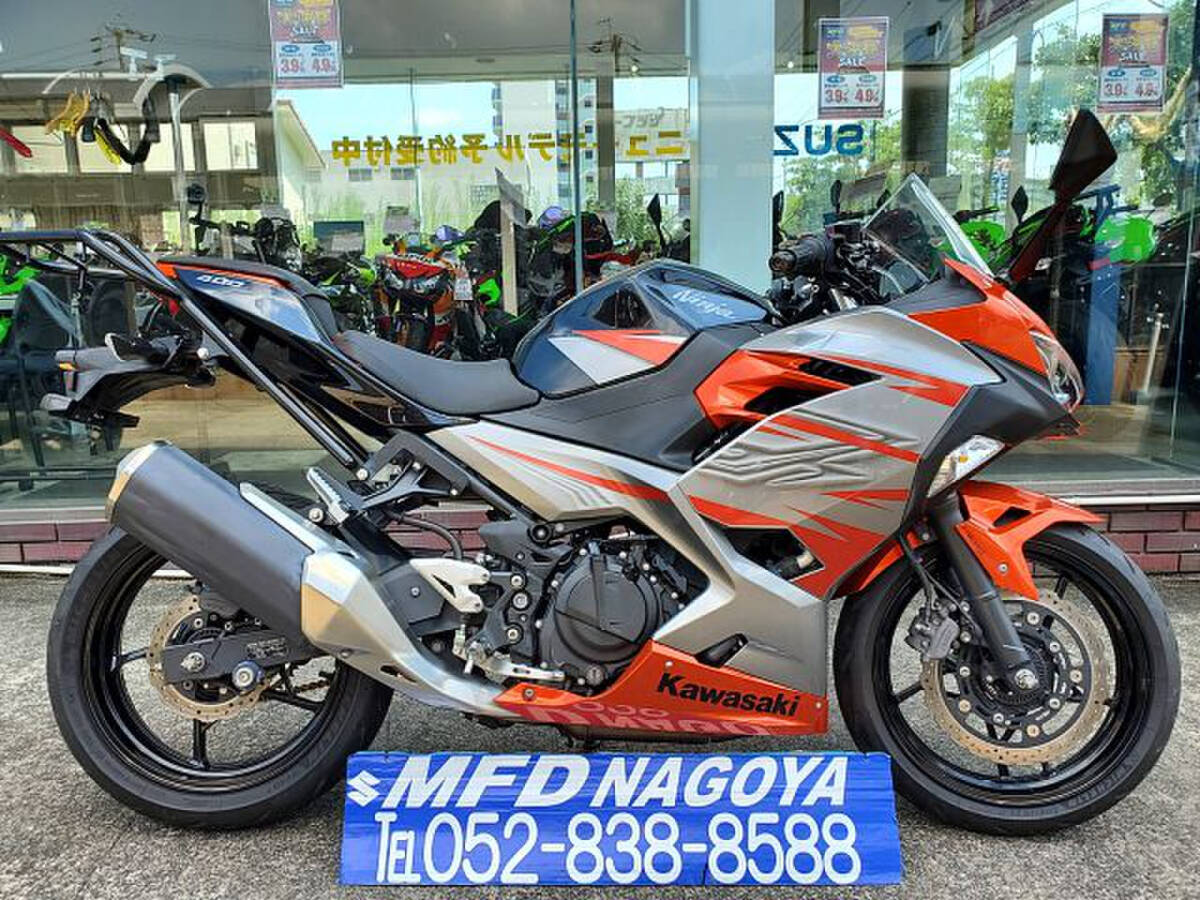 MFD名古屋 Ninja 400 2018年モデル オレンジ!ETCやUSB、グリップヒーターなどうれしい装備満載!拍卖