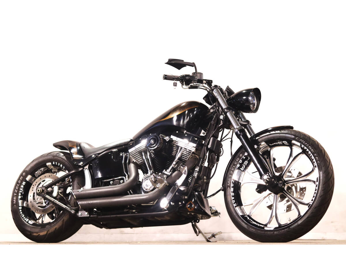 ハーレー FXS ソフテイルブラックライン 2011y TC96B 18654km PMカスタムホイール VANCEフルエキ RESERVEカスタム セパハン ETC拍卖