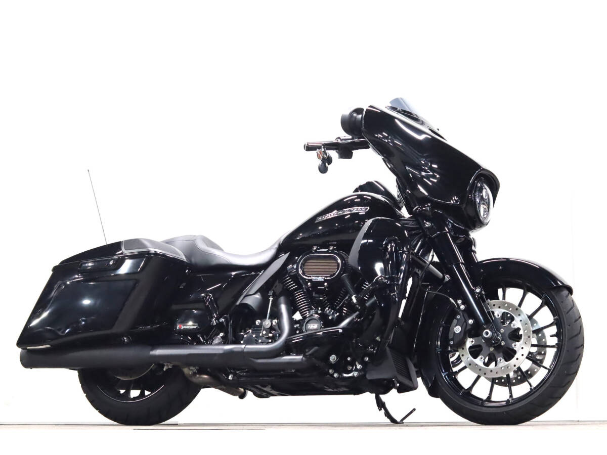 ハーレーFLHXストグライドスペシャル 2019y MW8 1870cc 4321km 低走行車 萬羽Rギア 純正LEDヘッドライト グリップヒーター拍卖