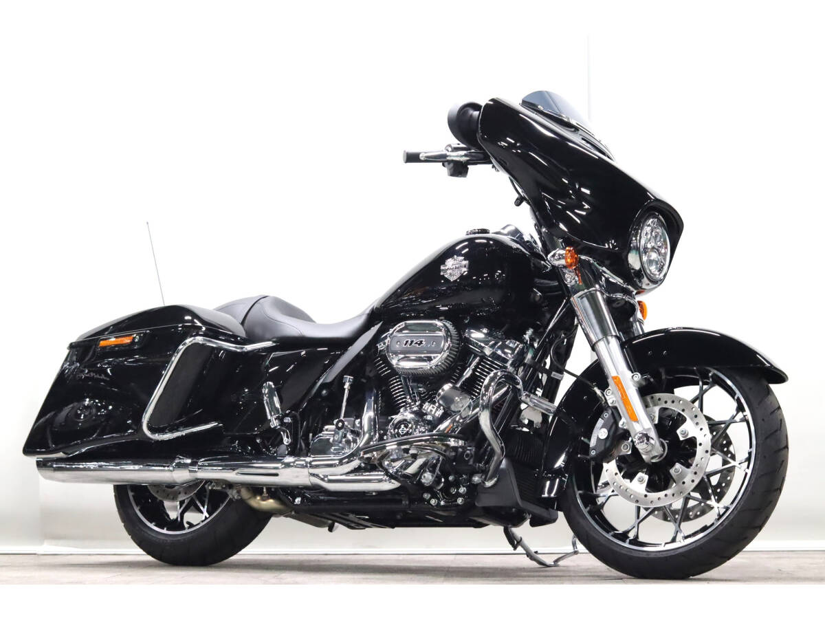 ハーレー FLHXS ストグライドスペシャル 2022y 高年式 1870cc 526km 低走行車 萬羽Rギア 純正OPLEDヘッドライト コーティング済拍卖