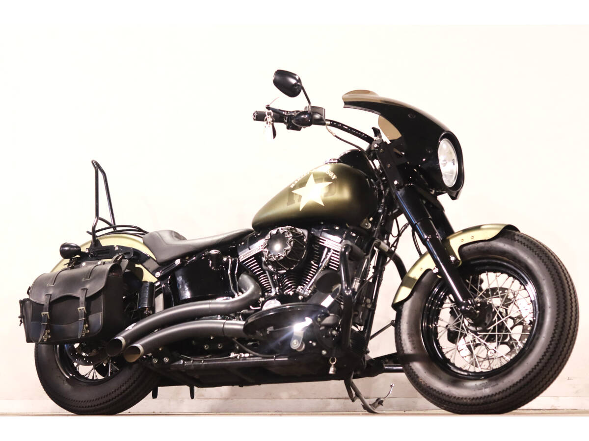 ハーレー FLSS ソフテイル スリム 2016y SE110B DIRECTLINK VANCEビッグラディウス ARLENNESSエアクリ フェアリング Mustangシート拍卖