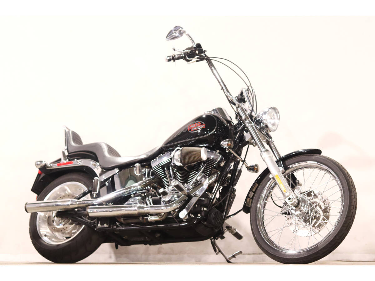 ハーレー FXSTC ソフテイルカスタム 2007y TC96B 9051km オイルクーラー スリップオンマフラー エイプバー 社外エアクリ ETC拍卖