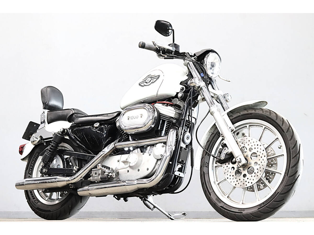 ハーレーXL1200S スポーツスター1200S 2003y 1200cc 100周年 リジスポ キング&クイーン 11inローダウンサス 純正シーシーバー CV拍卖
