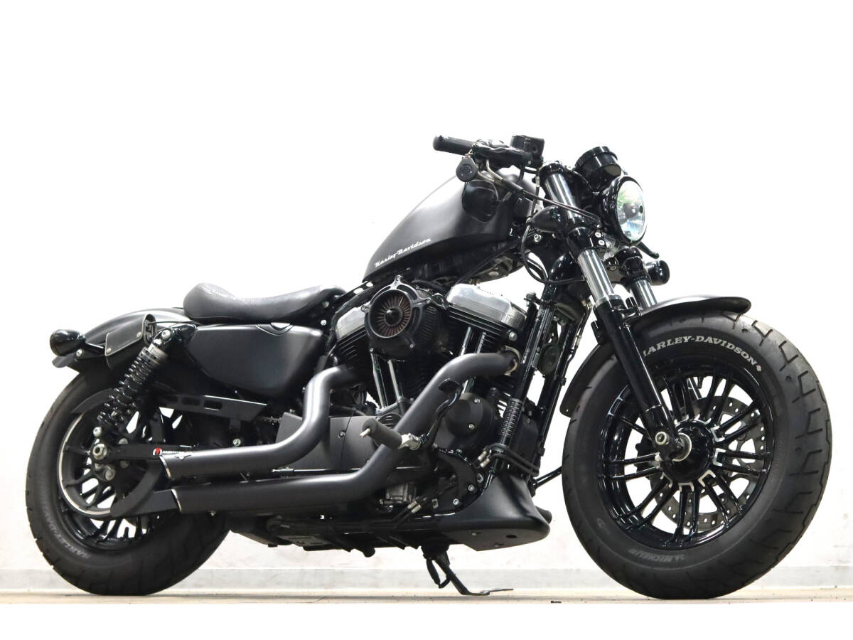 ハーレー XL1200X フォーティーエイト 2021y 後期モデル セキュリティ搭載 FP3チューニング V&Hマフラー RSDエアクリ ABS ETC拍卖