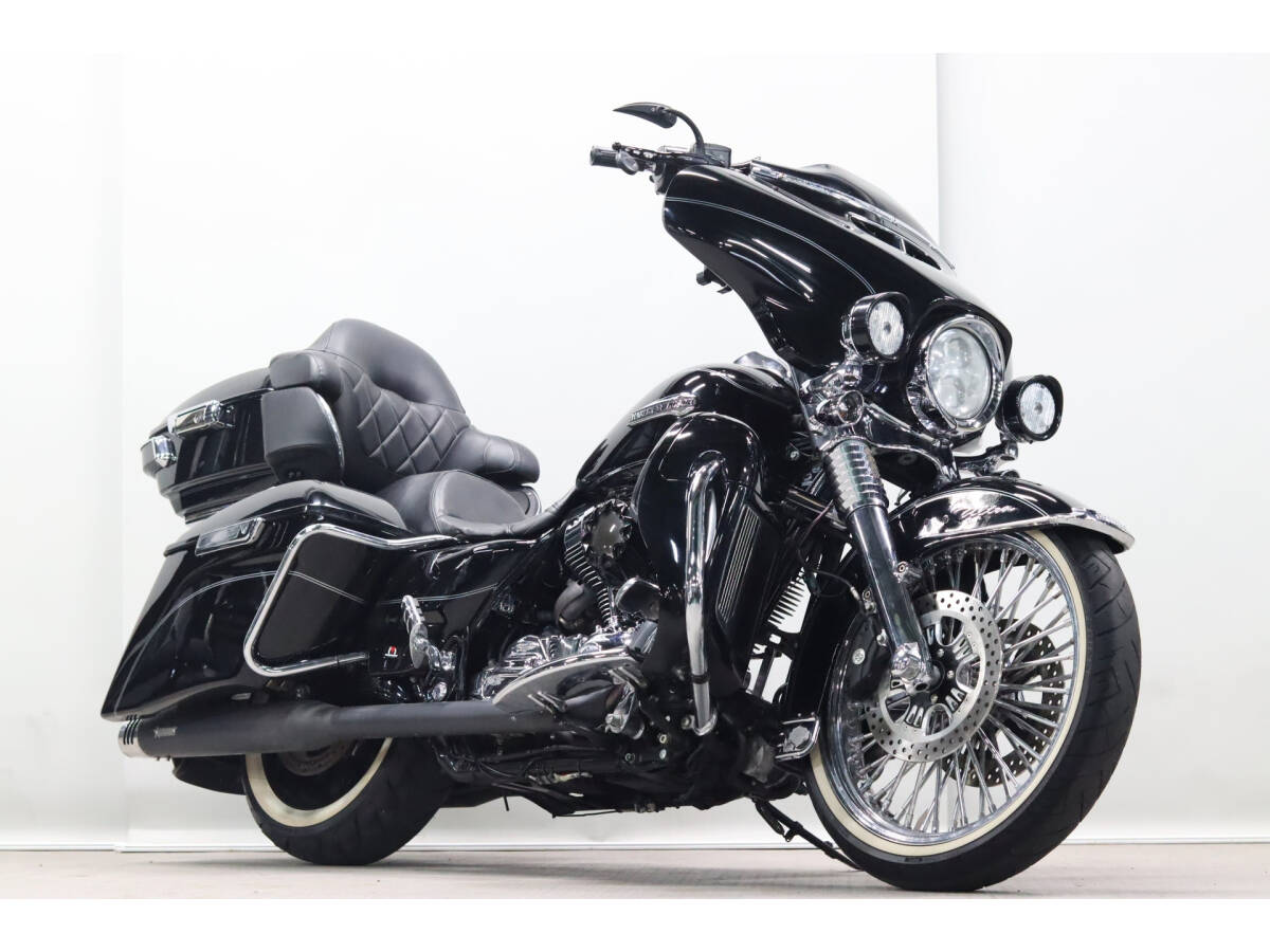 ハーレー FLHTCU TC 2014y TC103 1690cc DNA21インチホイール Freedomエキパイ&マフラー ポールヤフィモンキーバー拍卖