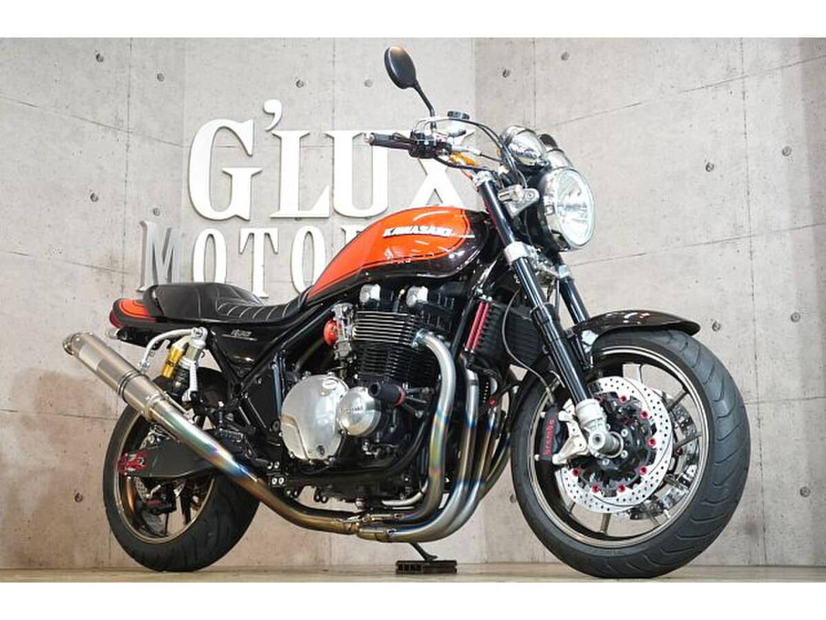 ゼファー1100 ゲイルホイール KINGDOMマフラー FCR39 ブレンボ 前後オーリンズ ACTIVE製スイングアーム拍卖