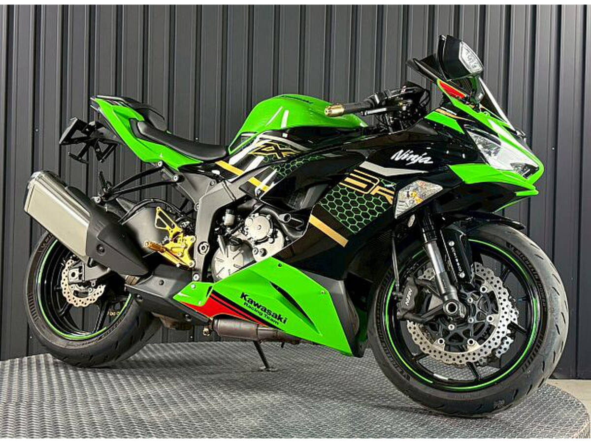 カワサキ Ninja ZX-6R KRT Edition ETC2.0付き ベビーフェイスバックステップ フェンダーレス 可倒式レ拍卖