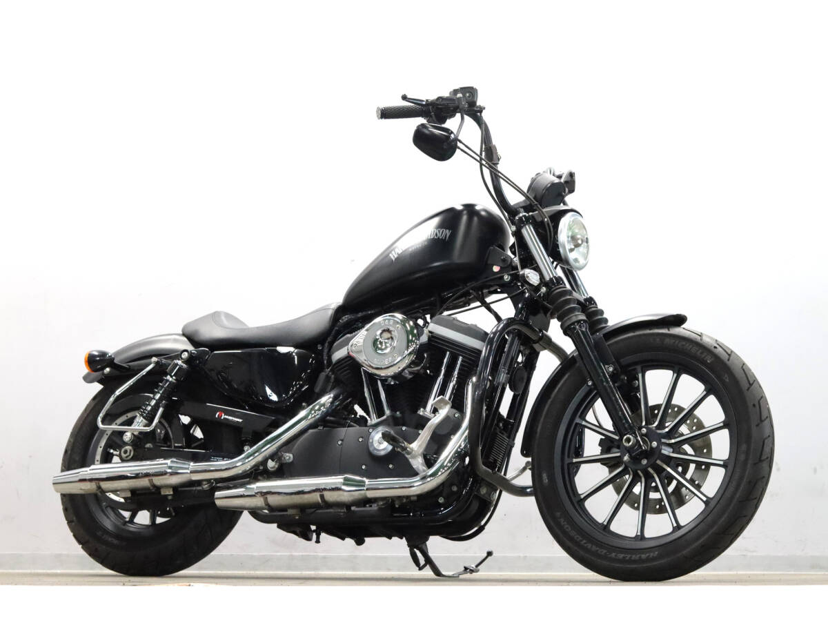 ハーレー XL883N アイアン 2012y 8393km 低走行 北米マフラー S&Sエアクリ フォアードコントロール エンジンガード拍卖