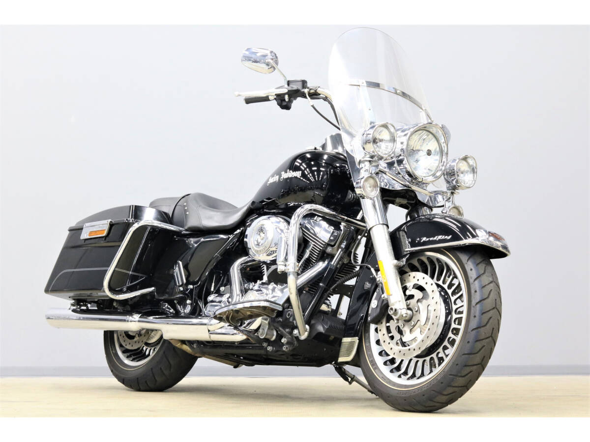 ハーレーFLHRロードキング 2010y Screamin eagleマフラー 純正OPコンビメーター ETC PMホーンカバー LEDテールライト拍卖