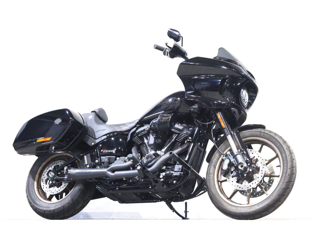 ハーレー FXLRST ローライダーST 2023y 549km 低走行 TBRフルエキマフラー Thrashinハンドルライザー HogWorkzクラッシュバー Saddlem拍卖