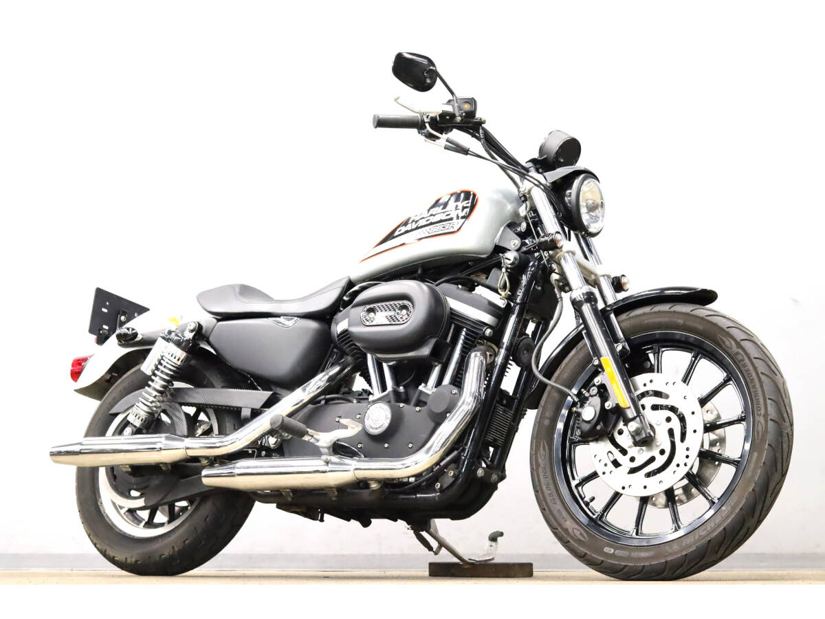 ハーレー XL883R ロードスター 2006y 883cc 国内ディーラー車 キャブ最終 2413km 低走行 純正テーパードスリップオン CVキャブ拍卖