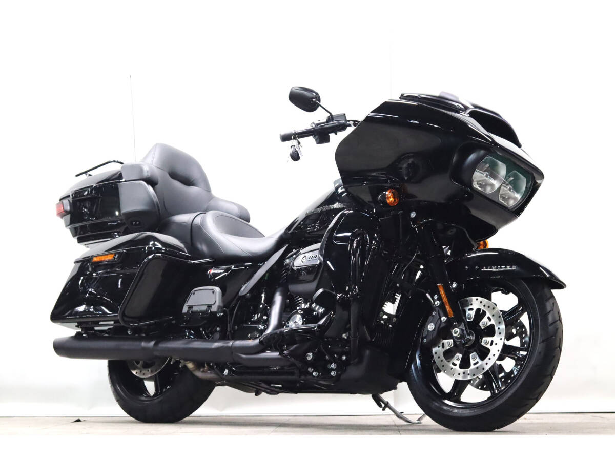 ハーレー FLTRK ロードグライドリミテッド 2022y MW8 1870cc 514km 低後行車 萬羽製リバースギア 純正グリップヒーター拍卖