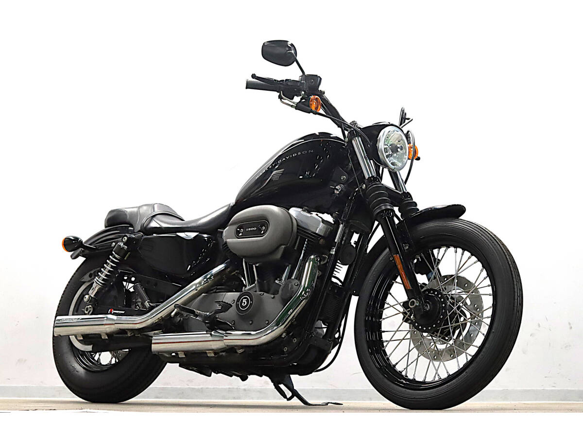 ハーレー XL1200Nナイトスター 2009y 1200cc 22286km スクリーミンイーグルマフラー 純正OPシート サイドナンバー メーター移設拍卖