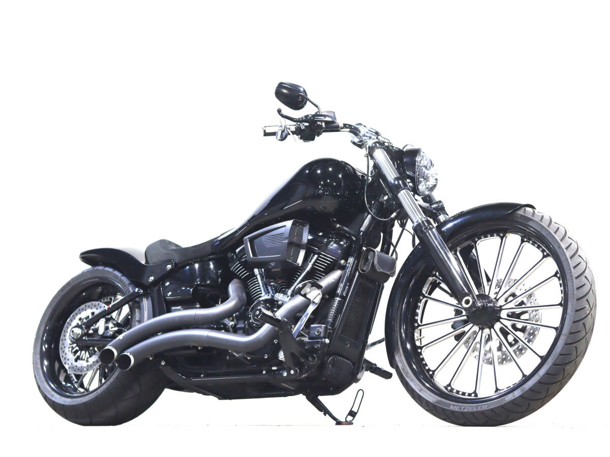 ハーレーFXBRSブレイクアウト 2018y 4068km 1868cc RSD23&18インチホイール ノイズストレッチタンク&ショートフェンダー ETC拍卖