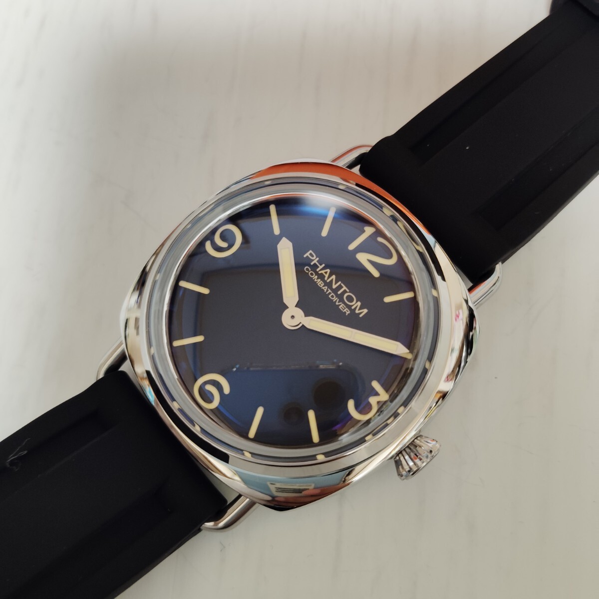 ☆新品 PHANTOM クォーツ式ミリタリーウォッチ セイコーインスツル製VH31 ムーブメント搭載拍卖