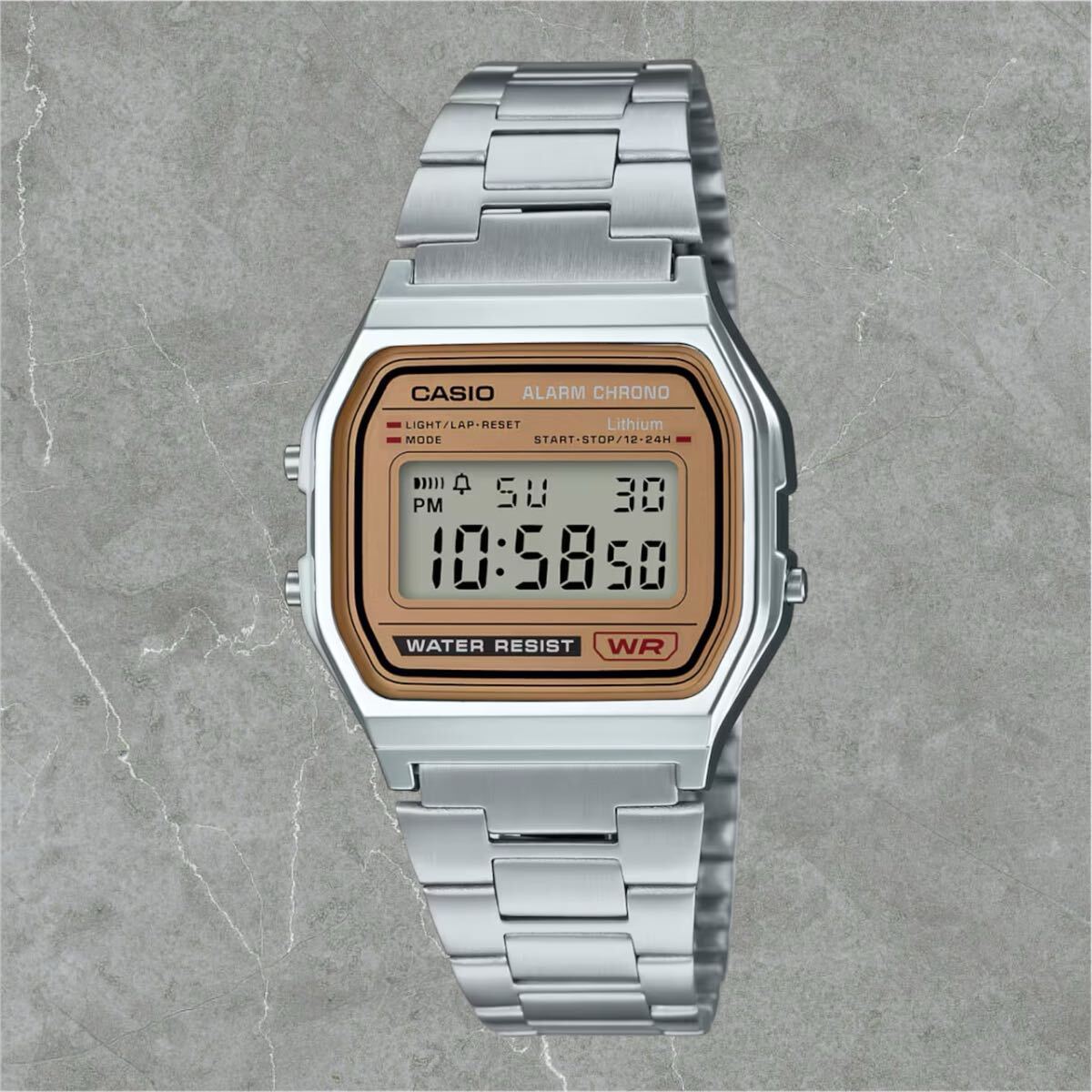 CASIO A158WEA-9JH 腕時計 カシオスタンダード Watch チープカシオ デジタル Casio Standard classic ミニマルデザイン ミニマリスト拍卖