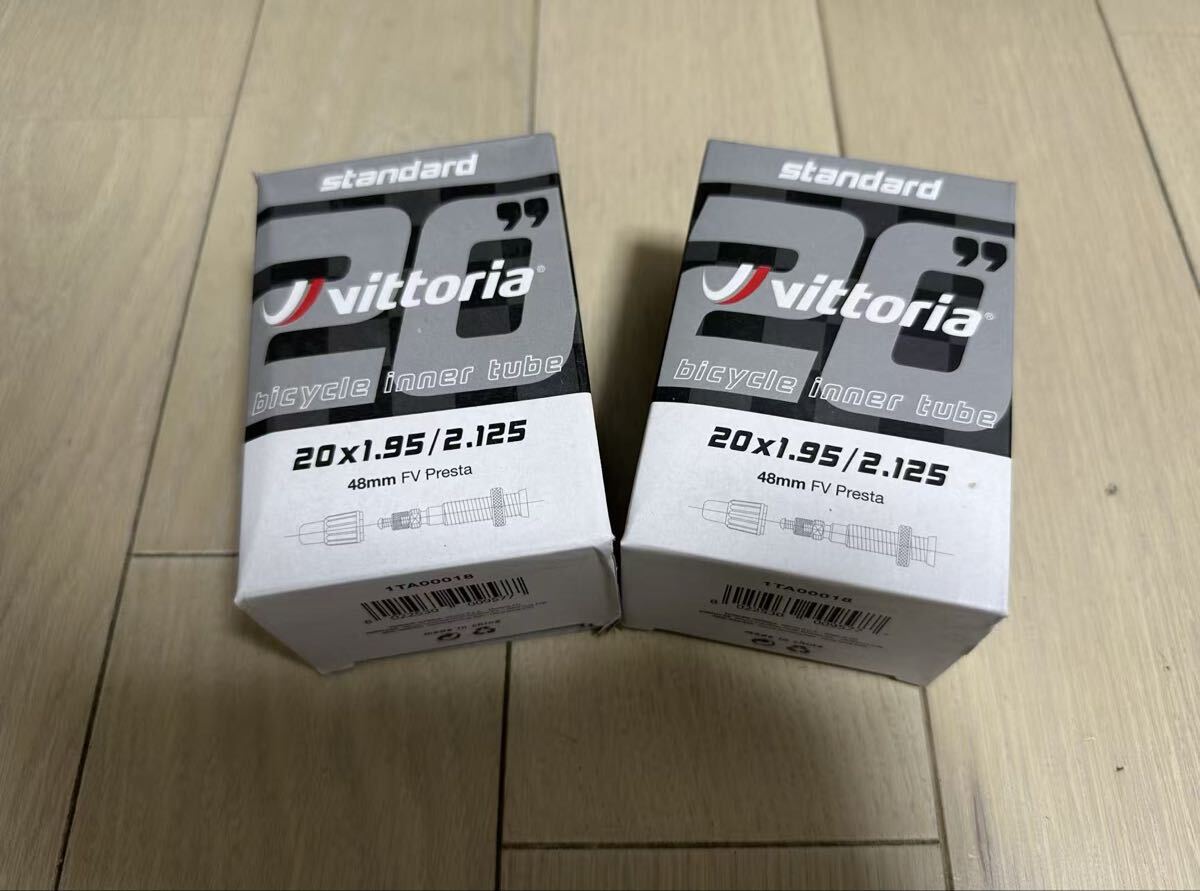 Vittoria インナーチューブ 20x1.95/2.125 406 FV 2個セット拍卖