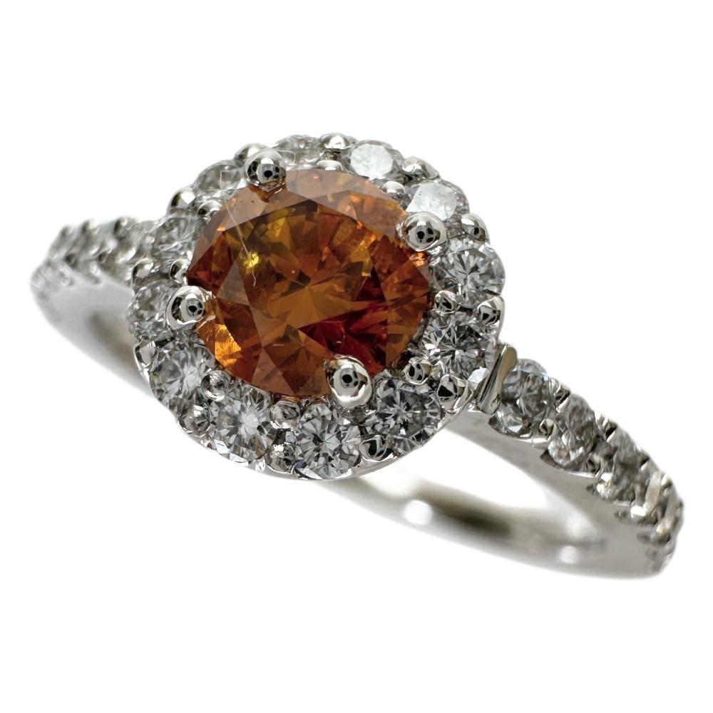 11号 ダイヤモンド(FDYO-I2) 0.408ct ダイヤモンド 0.38ct リング・指輪 Pt900プラチナ 3.6g レディース拍卖