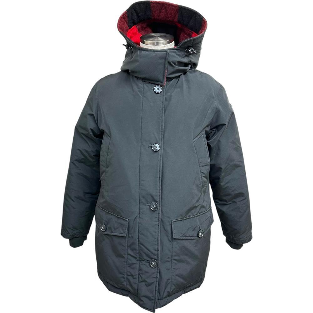 ★★最終特価品 WOOLRICH/ウールリッチ WWCPS2768 リバーシブルパーカー バッファローチェック ダウンジャケット ブラック メンズ拍卖