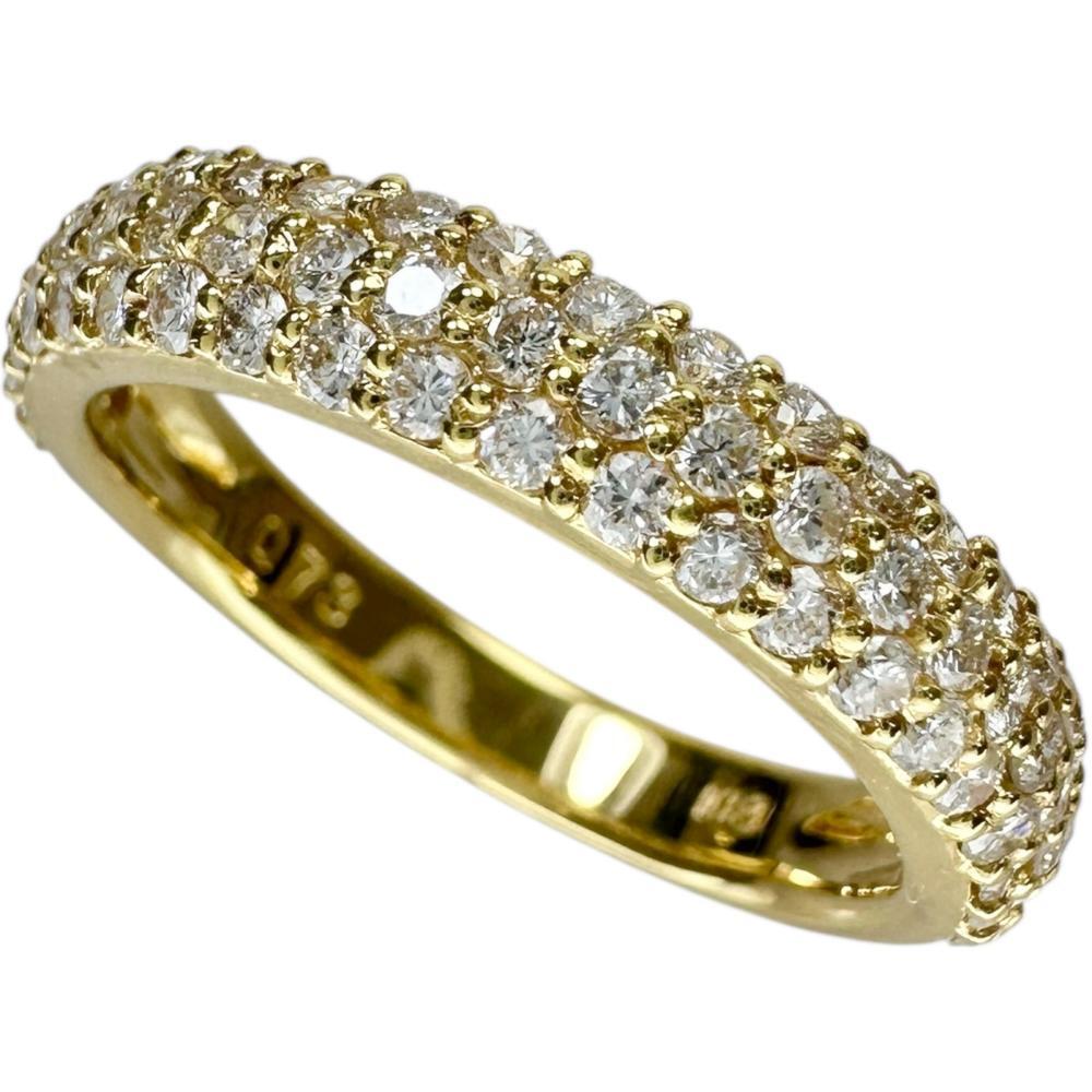 11号 ダイヤモンド 0.73ct リング・指輪 K18ゴールド 3.5g レディース拍卖