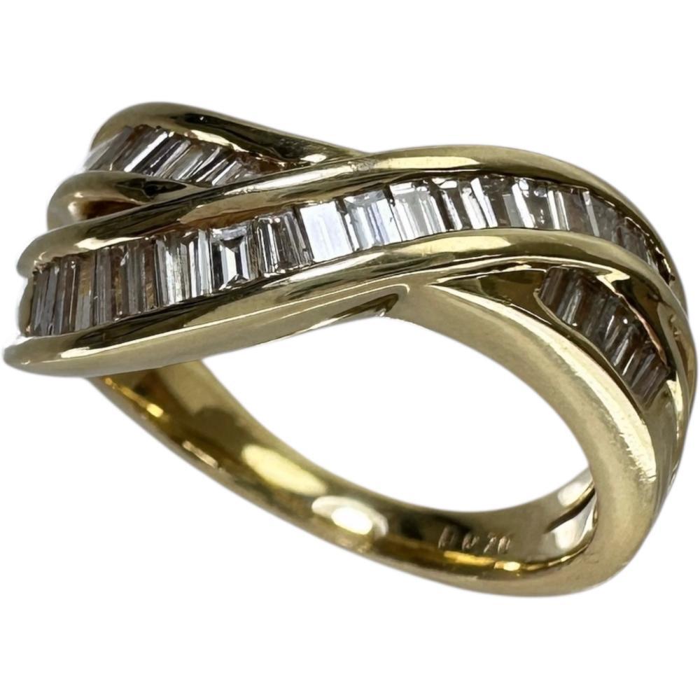 12号 ダイヤモンド 0.70ct リング・指輪 K18ゴールド 7.9g レディース拍卖