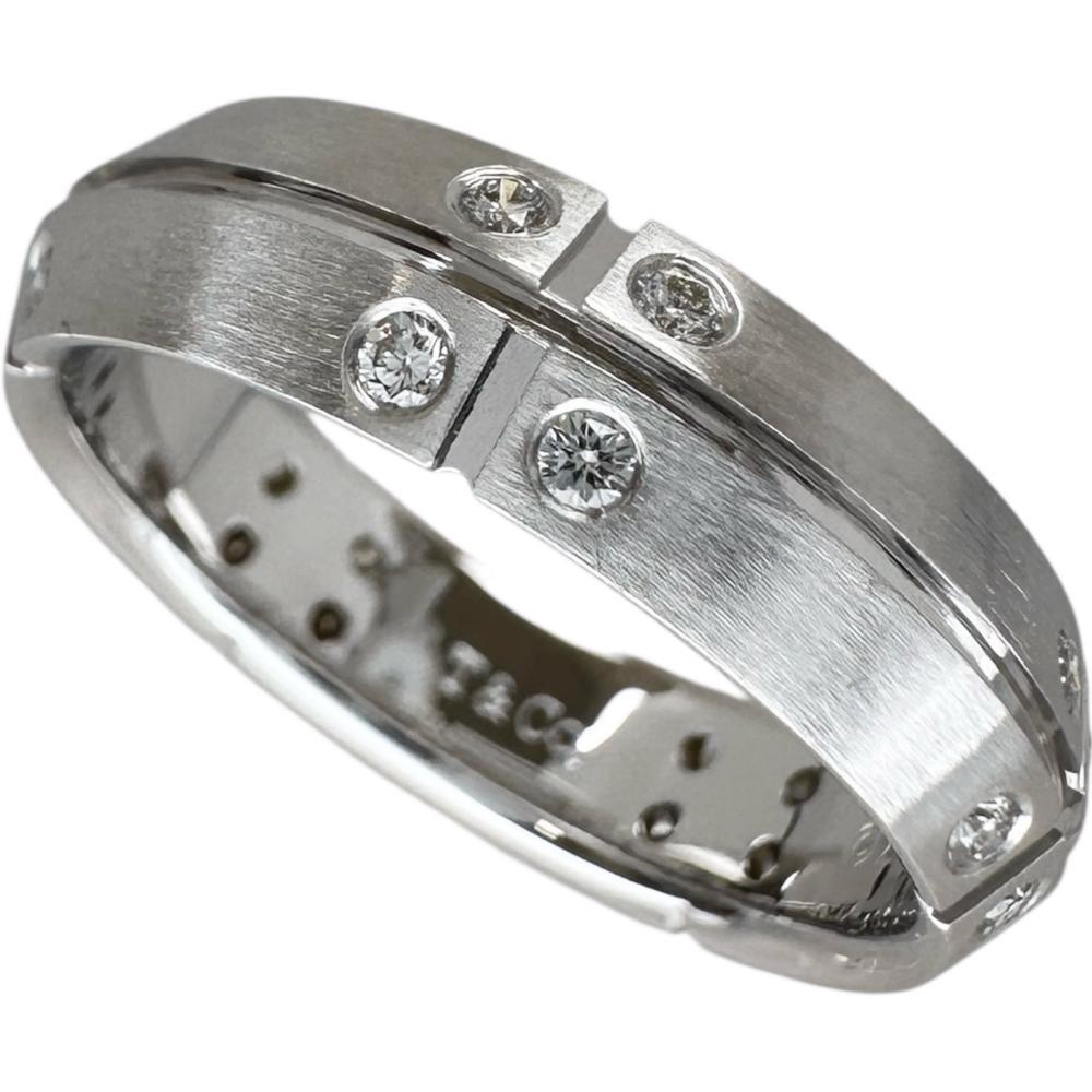 10号TIFFANY&Co./ティファニー ストリーメリカ ダイヤ入り ダイヤモンド 20P リング・指輪 K18WGホワイトゴールド 5.0g レディース拍卖