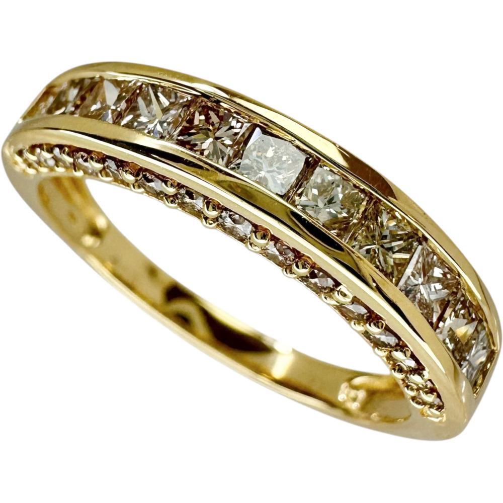 19.5号 GSTV ダイヤモンド 計1.20ct リング・指輪 K18ゴールド 4.5g レディース拍卖