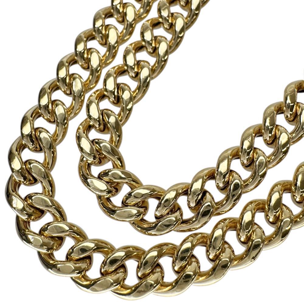 中空 キヘイ 喜平 シングル 2面カット チェーンのみ ネックレス K18ゴールド 33.8g 60cm レディース拍卖