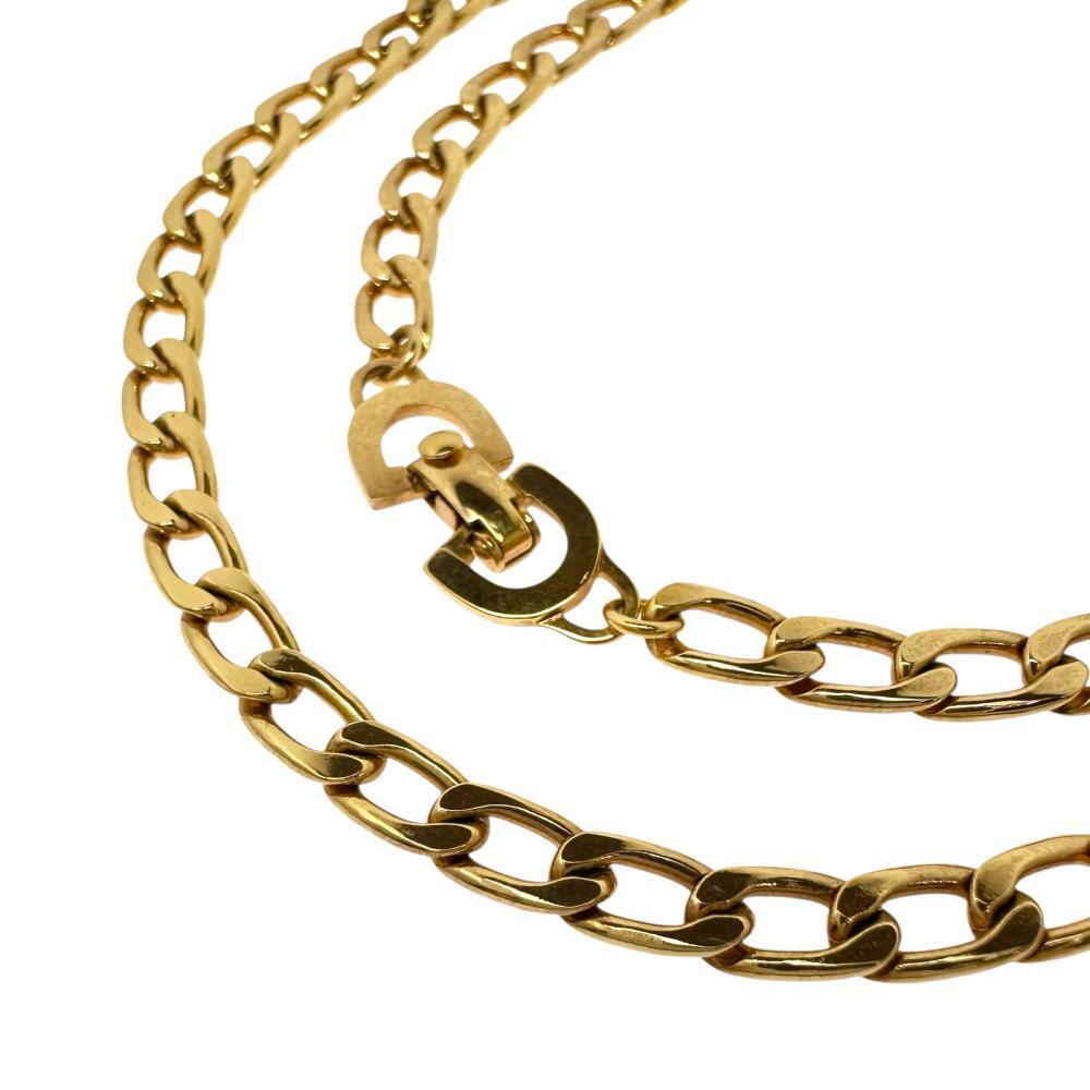 Christian Dior/クリスチャンディオール 喜平型 ネックレス GP 15.5g 43cm ユニセックス拍卖