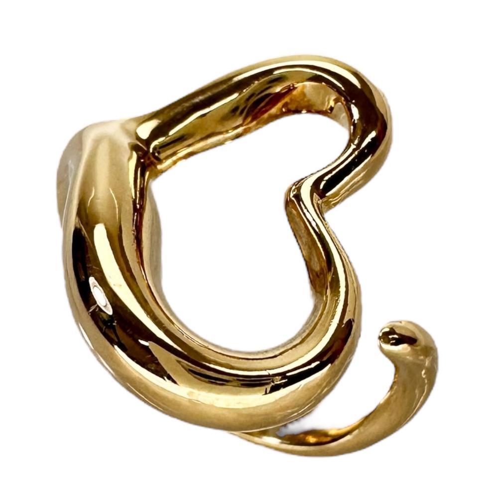 12号TIFFANY&Co./ティファニー オープンハート ペレッティ リング・指輪 K18ゴールド 9.3g レディース拍卖