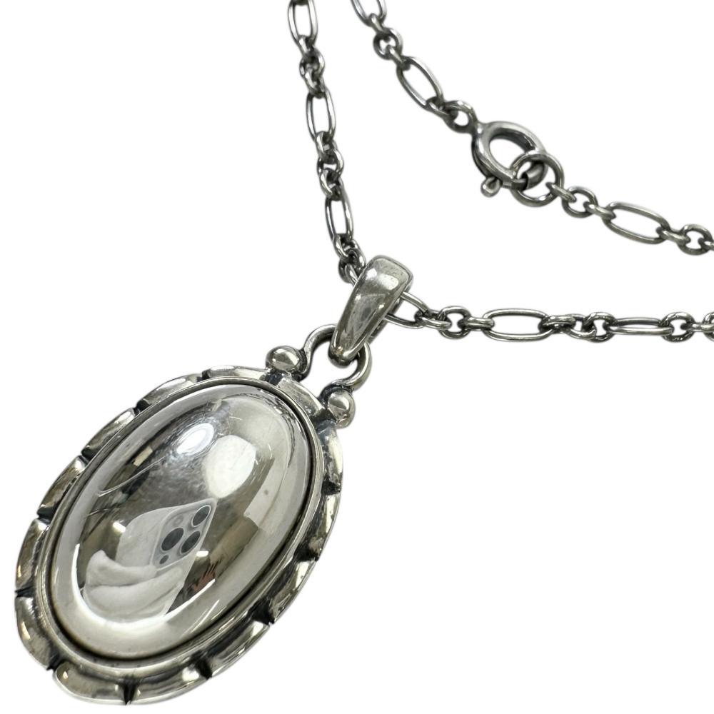 Georg Jensen/ジョージジェンセン ネックレス 2001年ヘリテージ シルバー925 11.2g 45cm ユニセックス拍卖