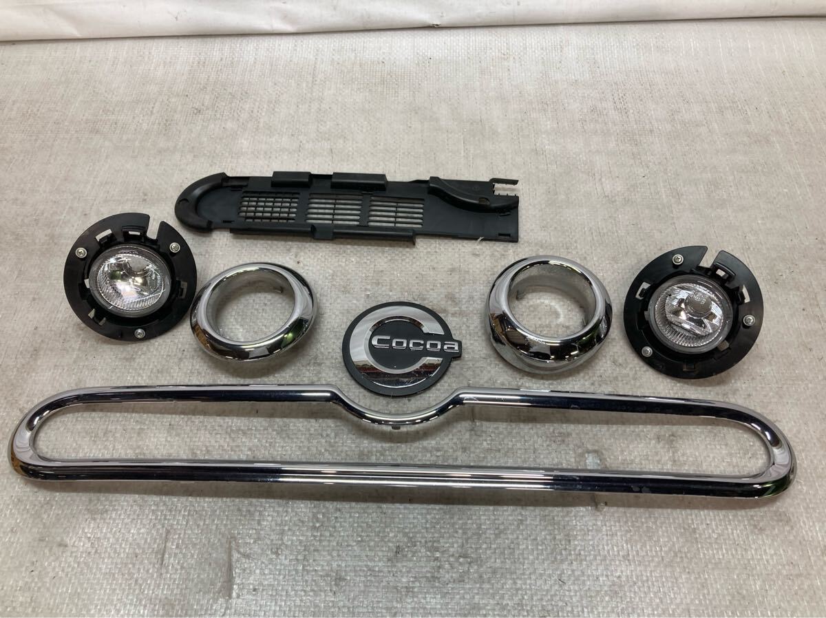 DBA-L675S ミラココア グリル モール フォグ L685S フロントメッキパーツ 07-09-10-833 B2-C3A ロアグリル セット拍卖