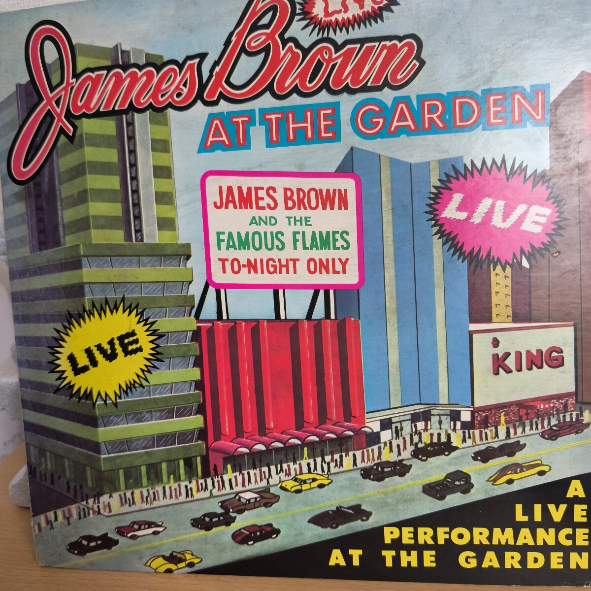 James BROWN ジェームス・ブラウン LP AT THE GARDEN LIVE拍卖