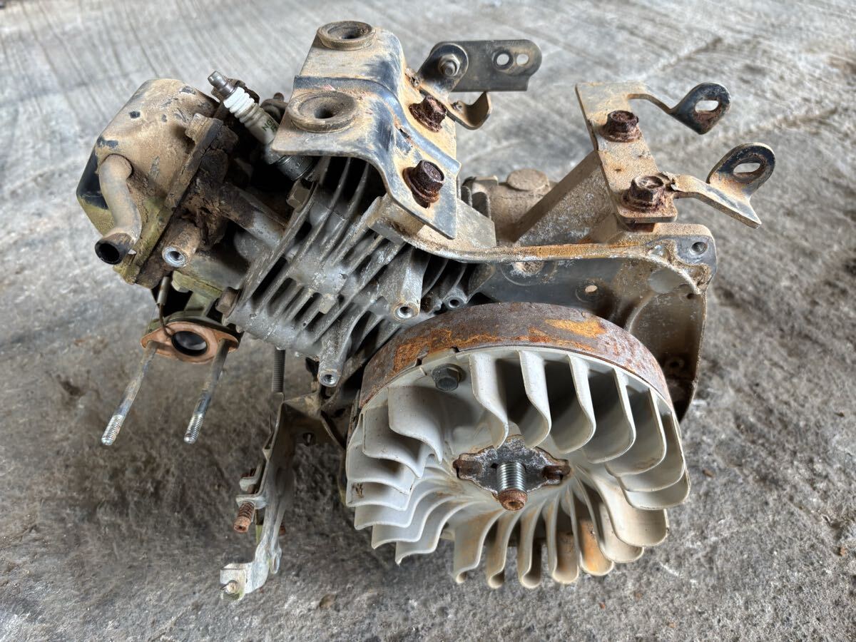 ガソリンエンジン/ポンプ/動噴/管理機/モア エンジン部 圧縮あり 動作未確認 部品取り ジャンク取扱 カワサキ FE120G 拍卖