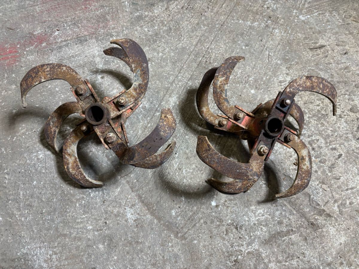 管理機耕運機耕うん機 部品 パーツ 爪 ロータリー爪 耕うん爪 軸径約30mm ミニ管理機 適合機種不明拍卖