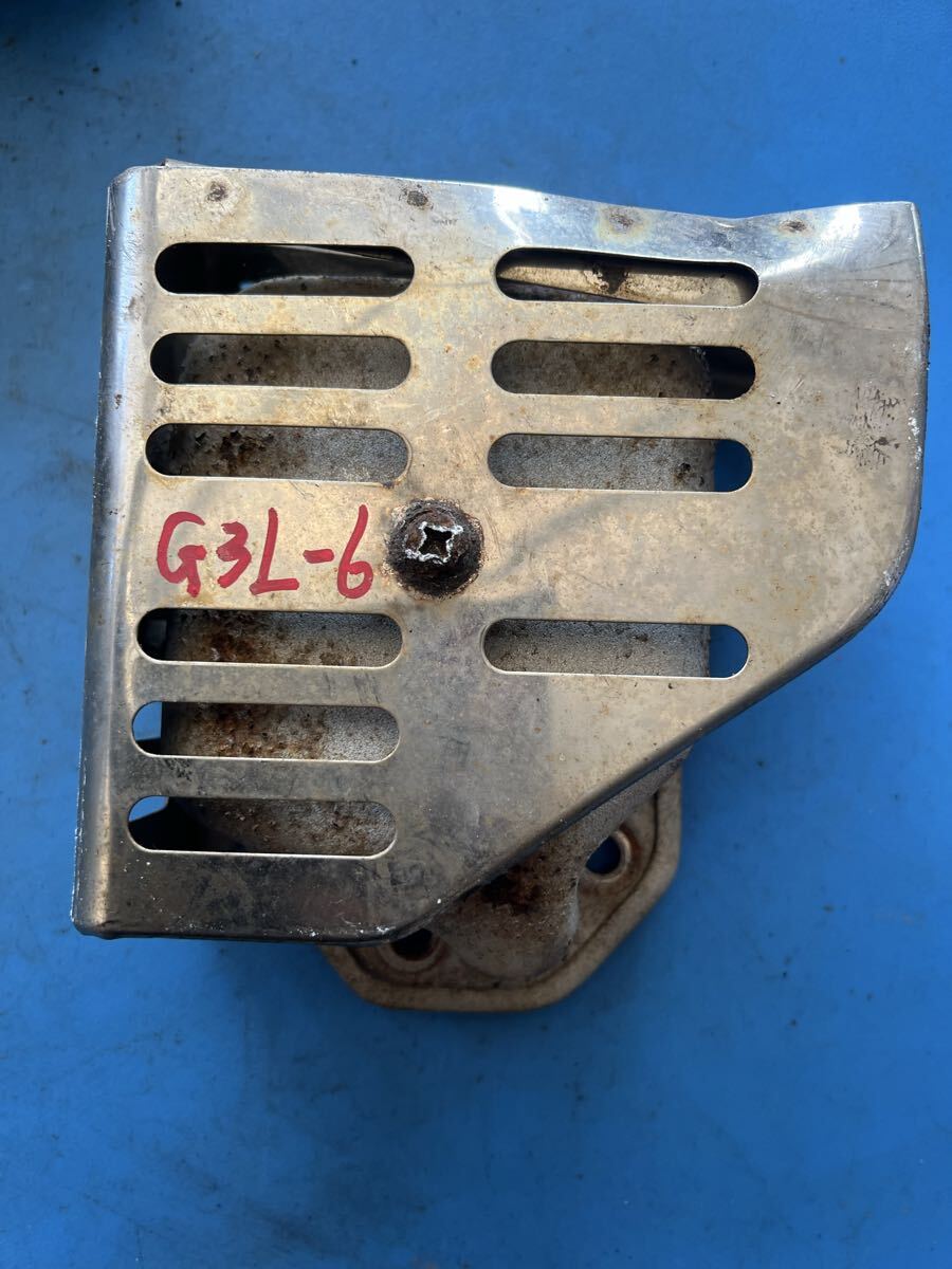 ガソリンエンジン発電機ポンプ動噴 管理機 運搬車部品パーツ 三菱 G3L-6 マフラー 拍卖