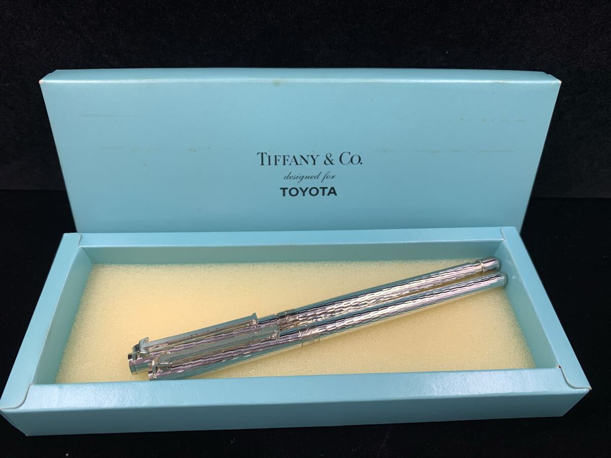 レア TIFFANY&Co. designed for TOYOTA シャープ・ボールペンセット 筆記用具 文房具 ティファニー Tiffany ボールペン シャーペン拍卖