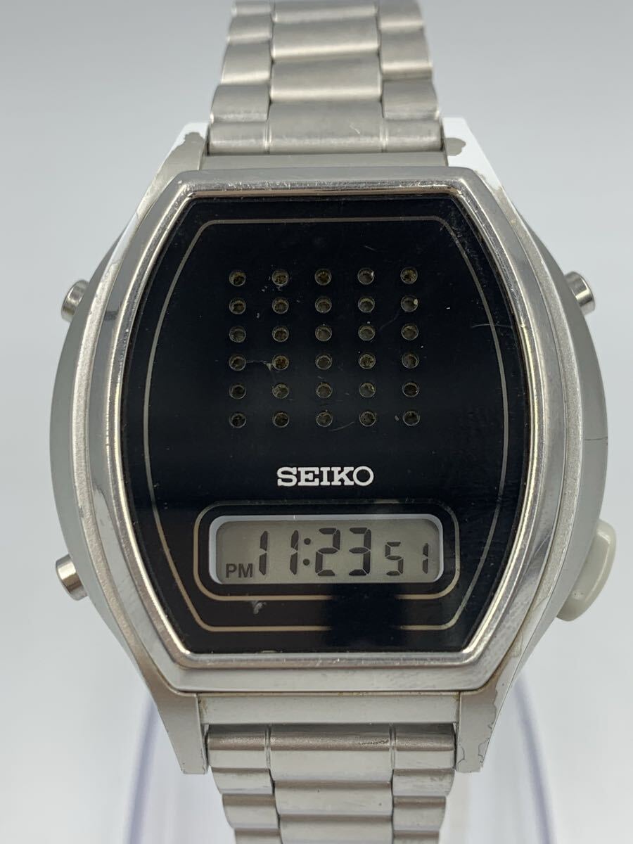 レア 希少 動作品 SEIKO 音声デジタルウォッチ A862-00A0 純正ベルト セイコー 新品電池交換済み 清掃済み拍卖